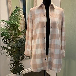 NWOT BB Dakota shacket. Light pink/blush. XS